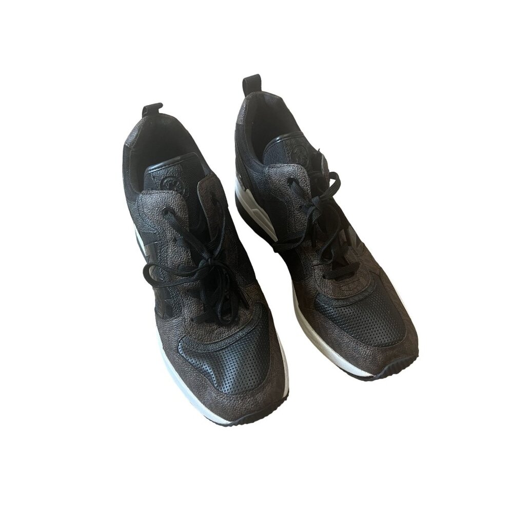 Michael Kors Black and Brown Sneakers